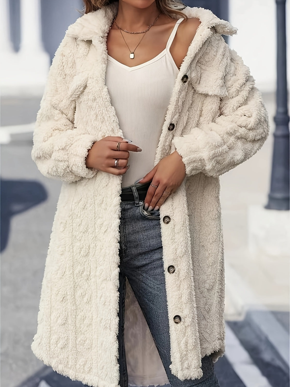 Nicole Cream Cardigan