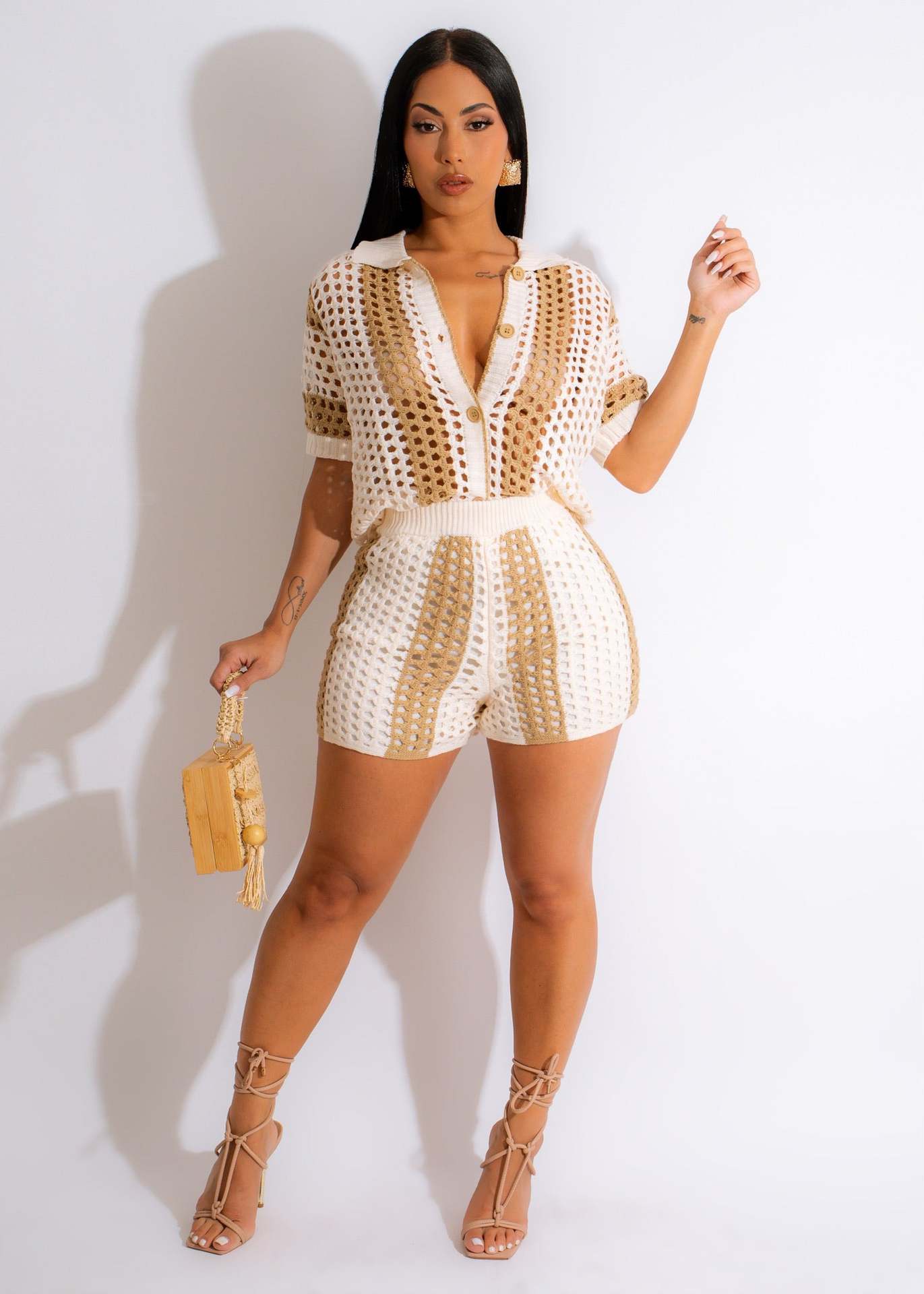 Knitted Two Piece Set