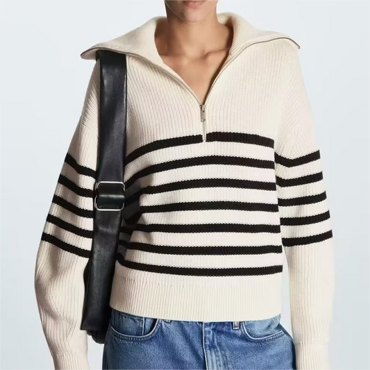Holly Quarter Zip Sweater