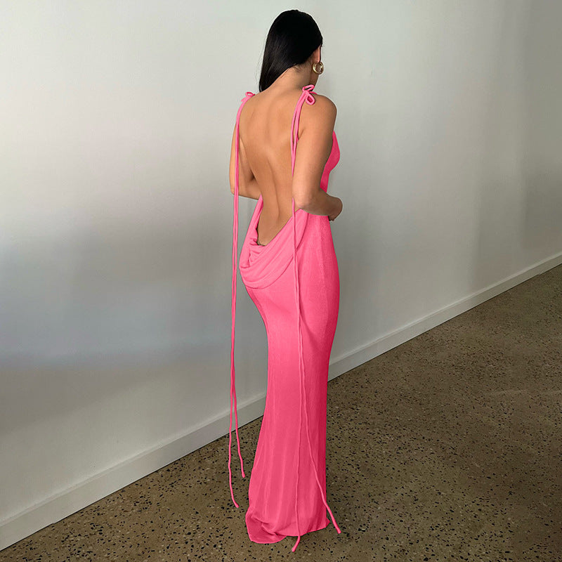 Lace up Backless Maxi Dress | Shop Now - York & Dante York & Dante Lace up Backless Maxi Dress | Shop Now - York & Dante York & Dante
