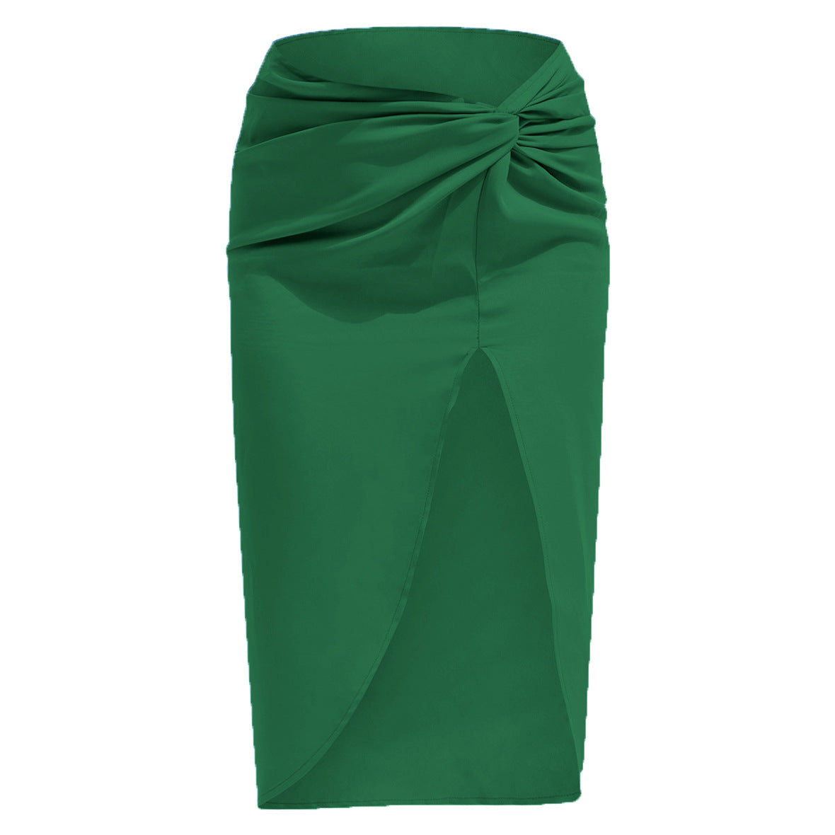 Twisted Satin Skirt