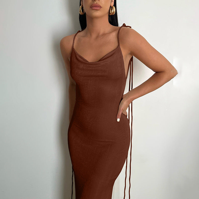 lace up backless bodycon dress Lace up Backless Maxi Dress | Shop Now