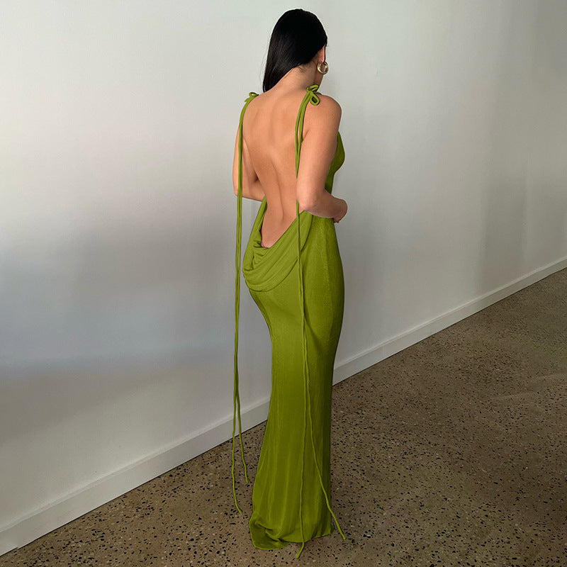 Lace up Backless Maxi Dress | Shop Now - York & Dante York & Dante Lace up Backless Maxi Dress | Shop Now - York & Dante York & Dante